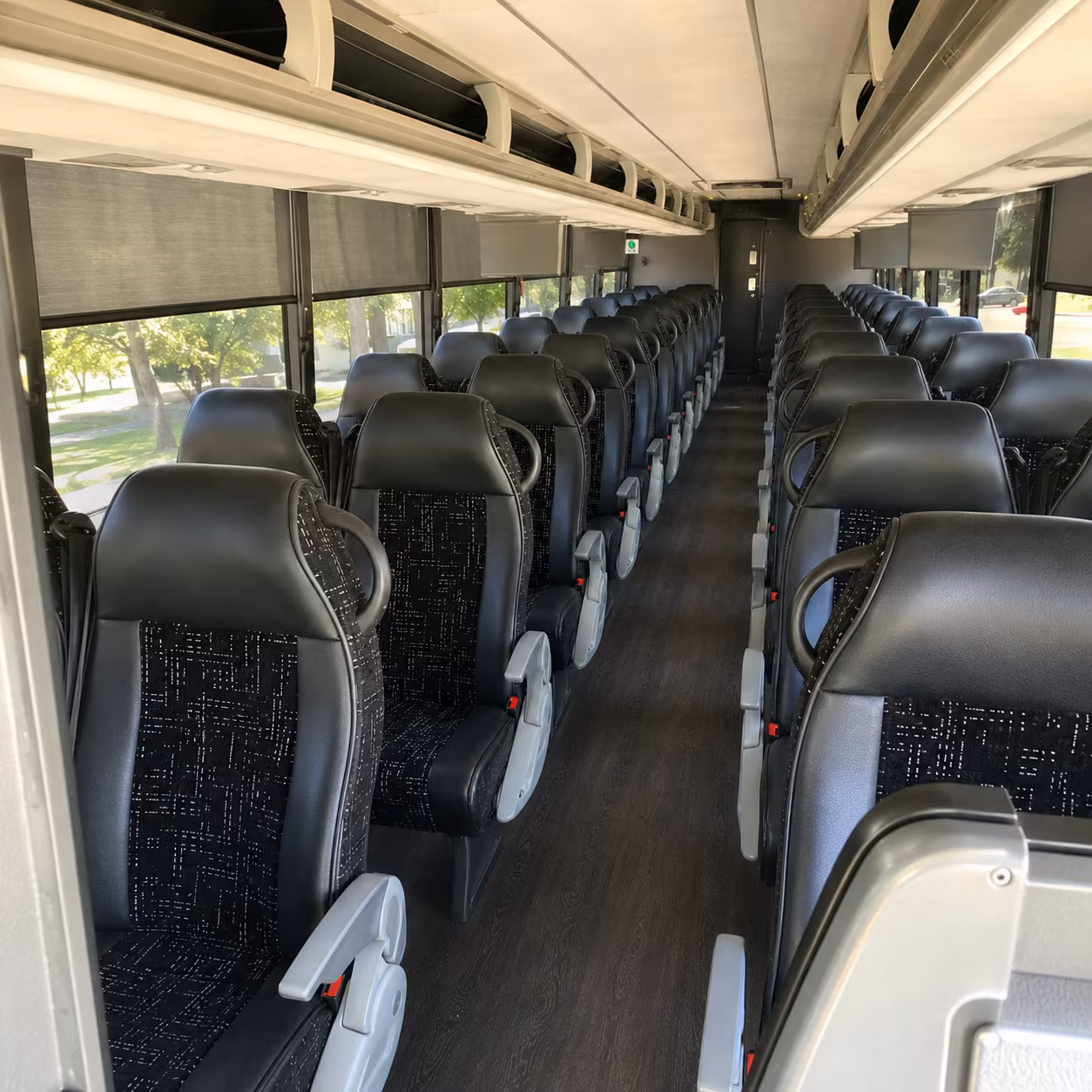 san francisco charter bus interior
