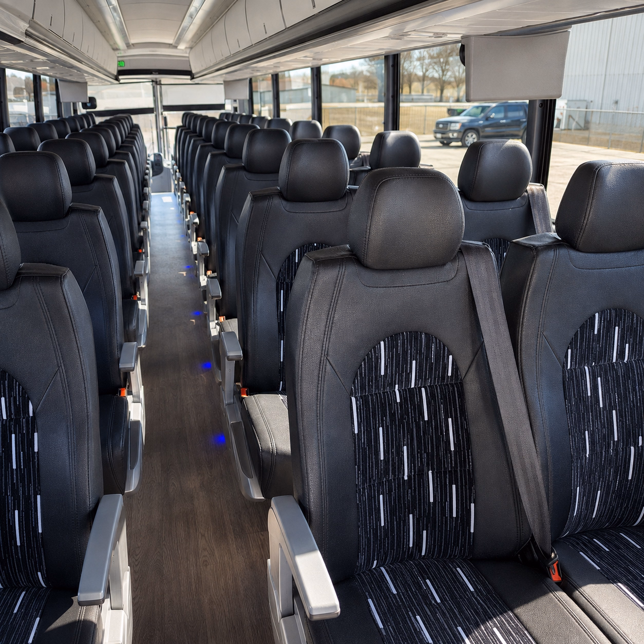 san francisco charter bus services inside